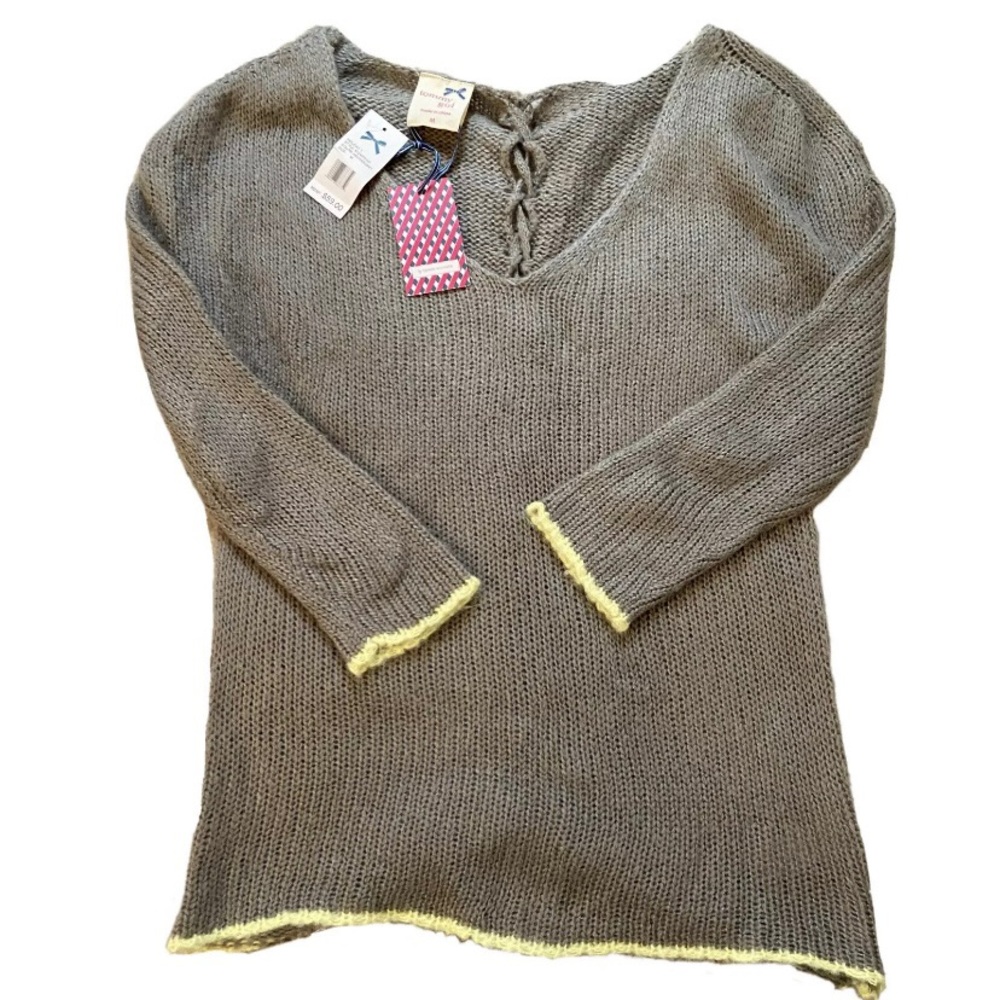Tommy Girl Oversize Knit Pullover Tie Back Sweater